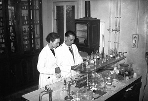 Irène et Frédéric Joliot-Curie